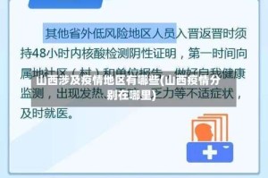 山西涉及疫情地区有哪些(山西疫情分别在哪里)