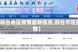 【邢台地区疫情最新信息,邢台市区疫情】