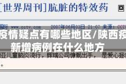 陕西疫情疑点有哪些地区/陕西疫情新增病例在什么地方