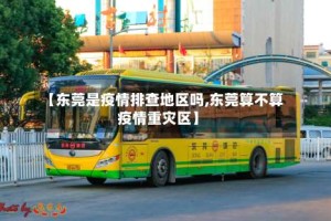 【东莞是疫情排查地区吗,东莞算不算疫情重灾区】