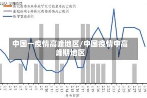 中国一疫情高峰地区/中国疫情中高峰期地区