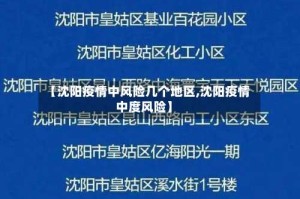 【沈阳疫情中风险几个地区,沈阳疫情中度风险】