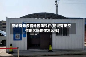 肥城有无疫情地区吗现在(肥城有无疫情地区吗现在怎么样)