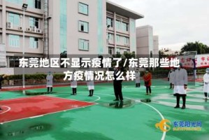 东莞地区不显示疫情了/东莞那些地方疫情况怎么样