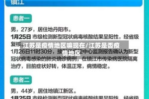 江苏是疫情地区嘛现在/江苏是否疫情地区