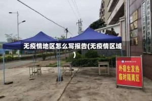 无疫情地区怎么写报告(无疫情区域)