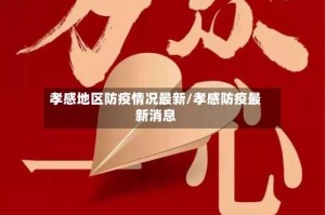 孝感地区防疫情况最新/孝感防疫最新消息