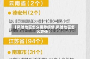 【风险地区怎么排除疫情,风险地区怎么降低】