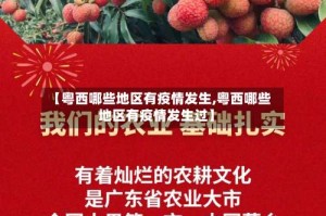 【粤西哪些地区有疫情发生,粤西哪些地区有疫情发生过】