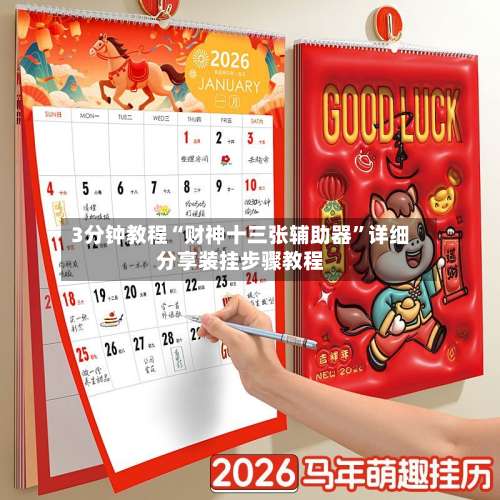 3分钟教程“财神十三张辅助器”详细分享装挂步骤教程-第2张图片