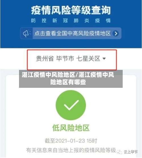 湛江疫情中风险地区/湛江疫情中风险地区有哪些-第1张图片