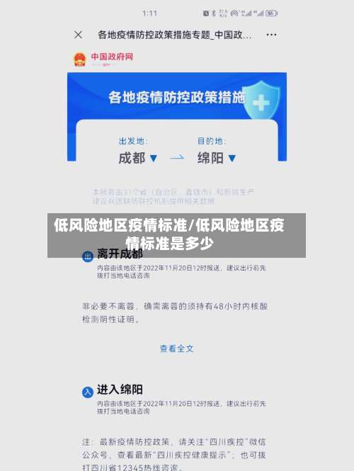 低风险地区疫情标准/低风险地区疫情标准是多少-第3张图片