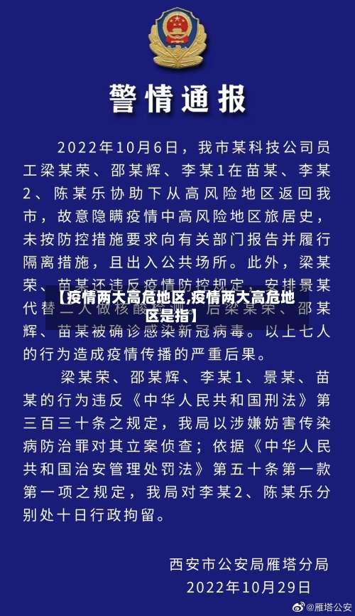 【疫情两大高危地区,疫情两大高危地区是指】-第2张图片
