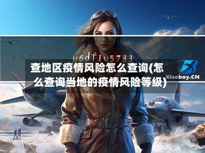 查地区疫情风险怎么查询(怎么查询当地的疫情风险等级)-第2张图片
