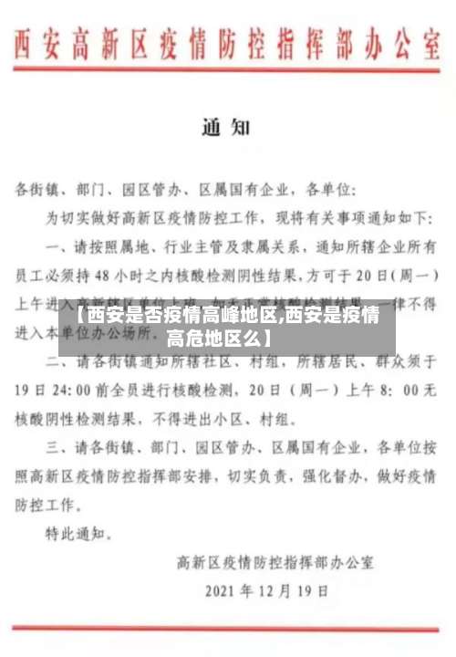 【西安是否疫情高峰地区,西安是疫情高危地区么】-第2张图片