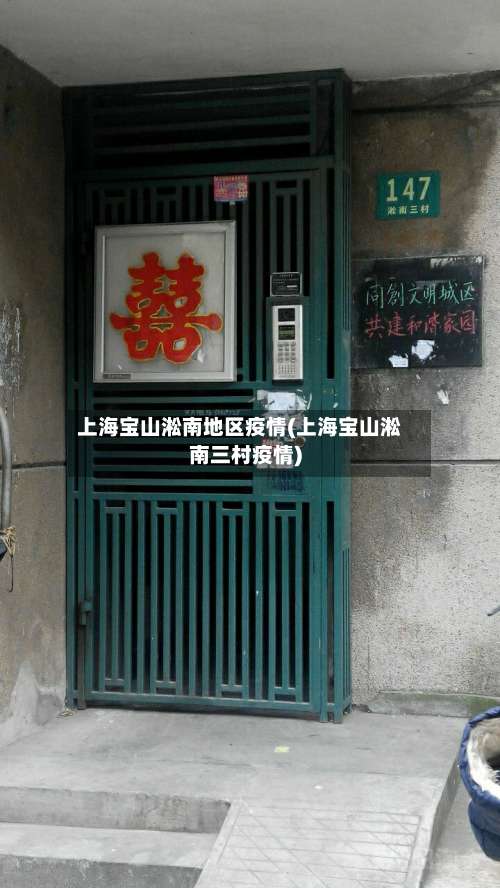 上海宝山淞南地区疫情(上海宝山淞南三村疫情)-第2张图片