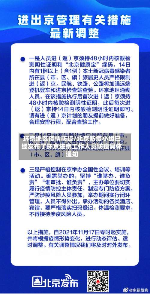 环京地区疫情防控/北京防疫小组已经发布了环京进京工作人员防疫具体通知-第2张图片