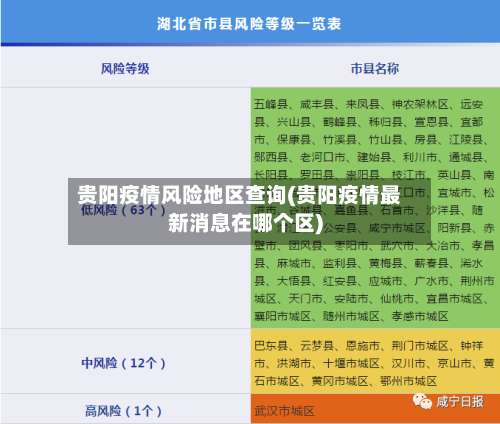 贵阳疫情风险地区查询(贵阳疫情最新消息在哪个区)-第1张图片