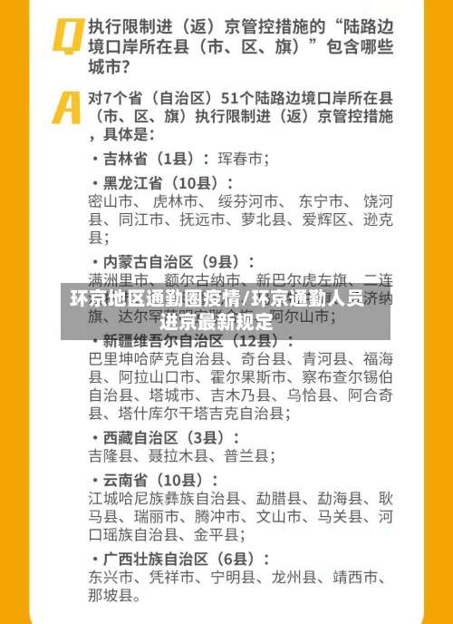 环京地区通勤圈疫情/环京通勤人员进京最新规定-第2张图片