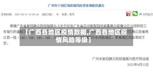 【广西各地区疫情数据,广西各地区疫情风险等级】-第2张图片
