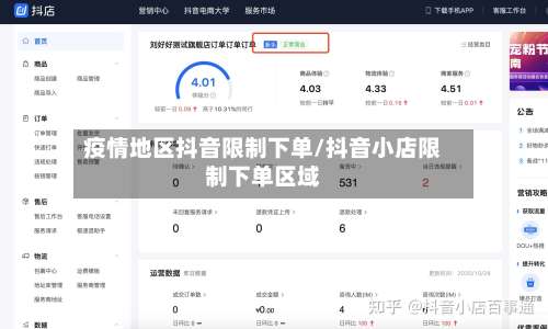 疫情地区抖音限制下单/抖音小店限制下单区域-第3张图片