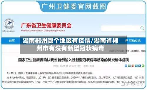 湖南郴州哪个地区有疫情/湖南省郴州市有没有新型冠状病毒-第2张图片