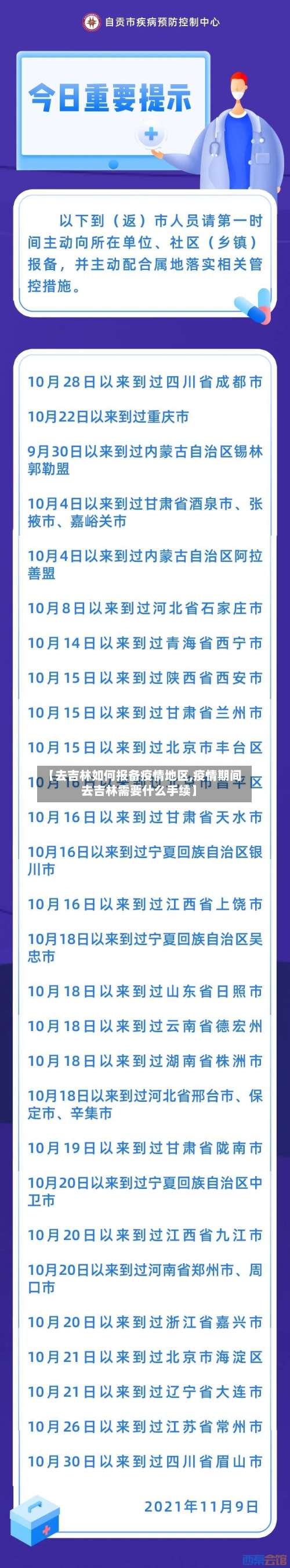 【去吉林如何报备疫情地区,疫情期间去吉林需要什么手续】-第3张图片