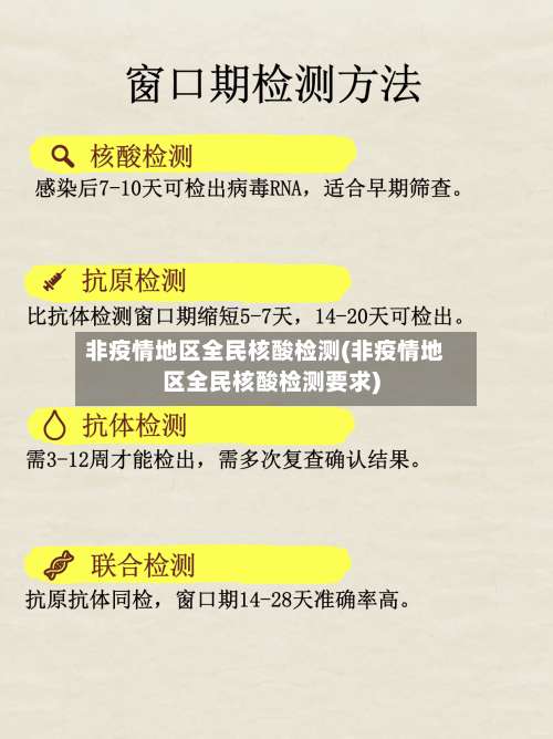 非疫情地区全民核酸检测(非疫情地区全民核酸检测要求)-第3张图片