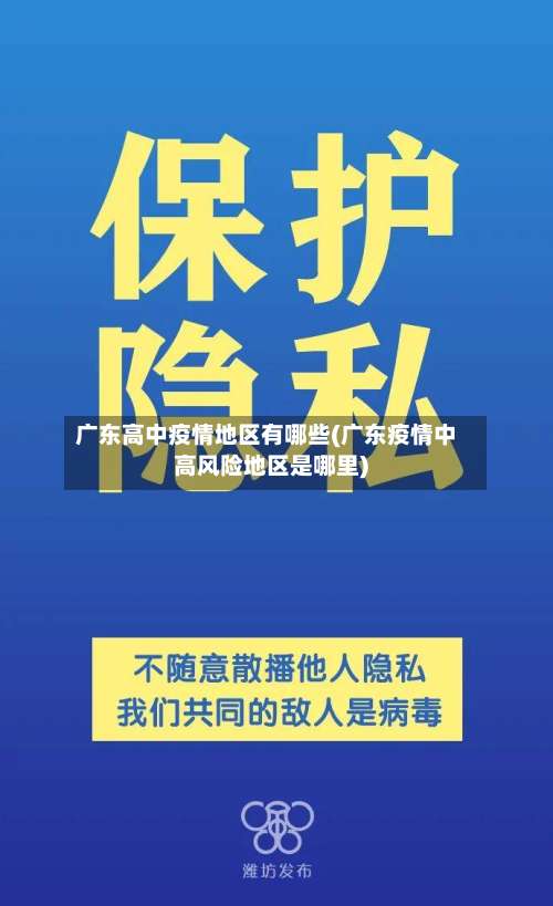 广东高中疫情地区有哪些(广东疫情中高风险地区是哪里)-第2张图片