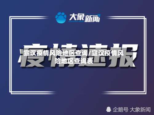 宣汉疫情风险地区查询/宣汉疫情风险地区查询表-第3张图片