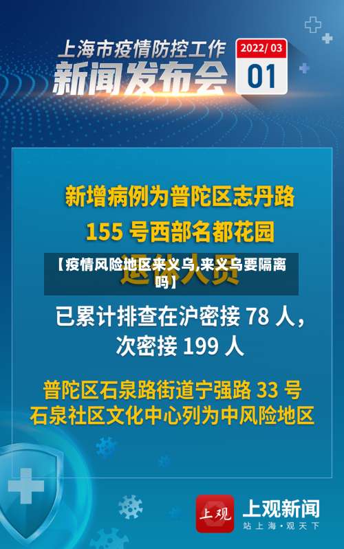 【疫情风险地区来义乌,来义乌要隔离吗】-第1张图片