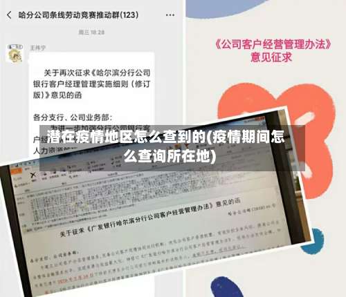 潜在疫情地区怎么查到的(疫情期间怎么查询所在地)-第1张图片
