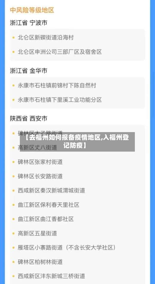 【去福州如何报备疫情地区,入福州登记防疫】-第1张图片
