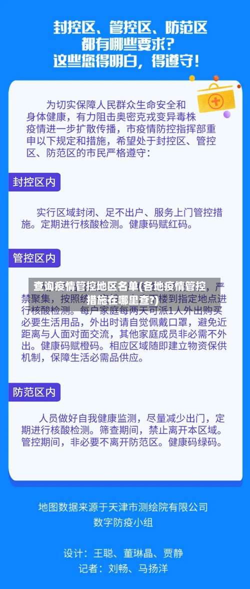 查询疫情管控地区名单(各地疫情管控措施在哪里查?)-第2张图片