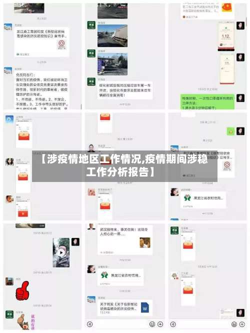 【涉疫情地区工作情况,疫情期间涉稳工作分析报告】-第1张图片